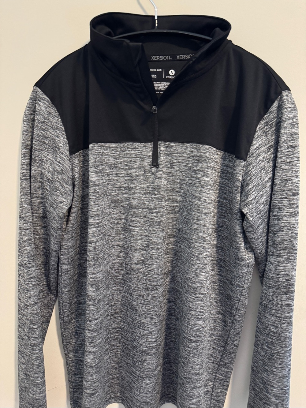 Xersion Youth Boys 1/4 Zip Long Sleeve Performance Pullover - Quick Dry XL 18/20
